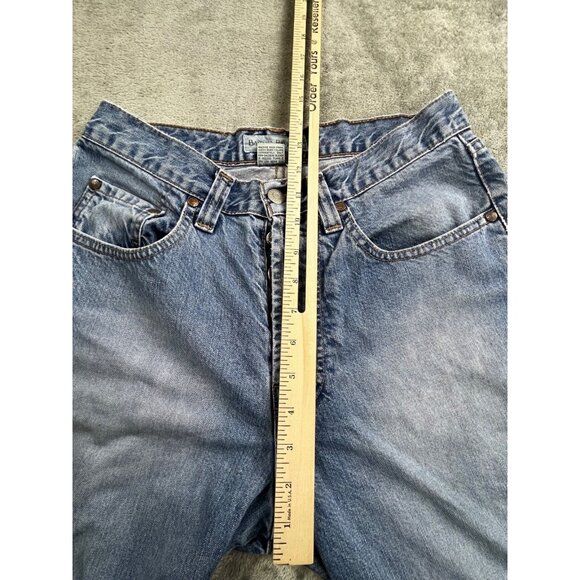 Vintage Banana Republic Jeans Women 31R High Waisted Straight Leg Blue Denim Y2K - Picture 11 of 15